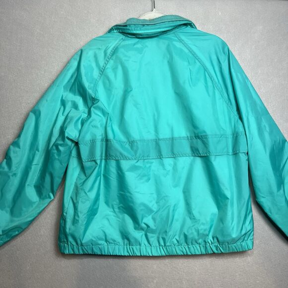VTG Women's PACIFIC TRAIL Teal Windbreaker Hiking Jacket, Sz XL Gorpcore‎ - Picture 6 of 11